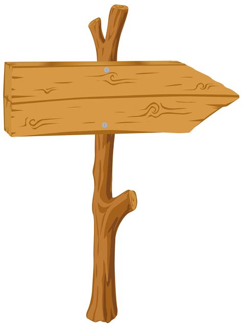 Cartoon Wood Sign Png Arrow Signs Clipart Png Image Clip Art Library