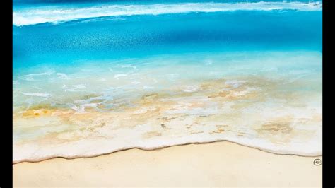 Beach In Watercolors Painting Tutorial Youtube