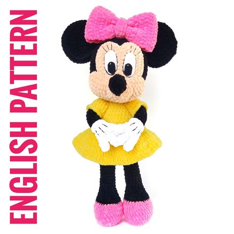 Crochet Minnie Mouse Pattern Amigurumi Pattern