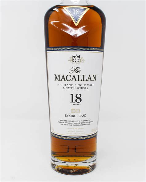 the macallan 18 years old double cask 750ml princeville wine market