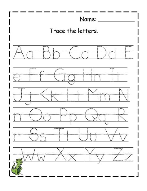 Abc Tracing Activity Sheets For Kids Learning Printable
