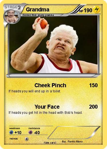 Pokémon Grandma 144 144 Cheek Pinch My Pokemon Card