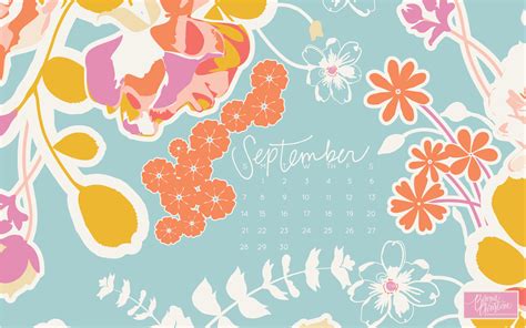 10 Well Designed September Desktop Calendars To Download Now Stylecaster