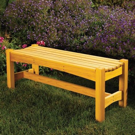 Cedar Garden Bench Woodworking Plan Wood Magazine