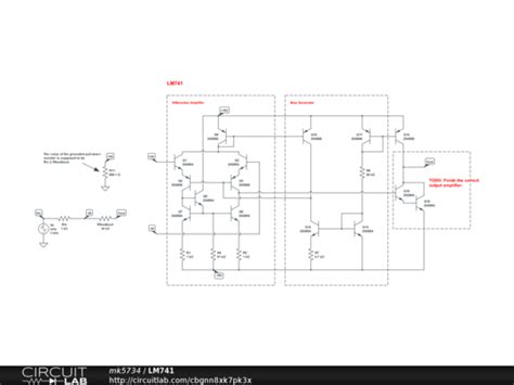 Lm741 Circuit Diagram Circuit Diagram