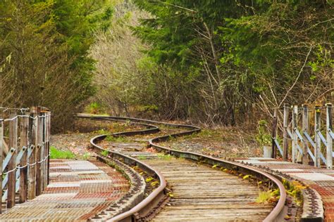 Free Images Landscape Track Railroad Bridge Photography City