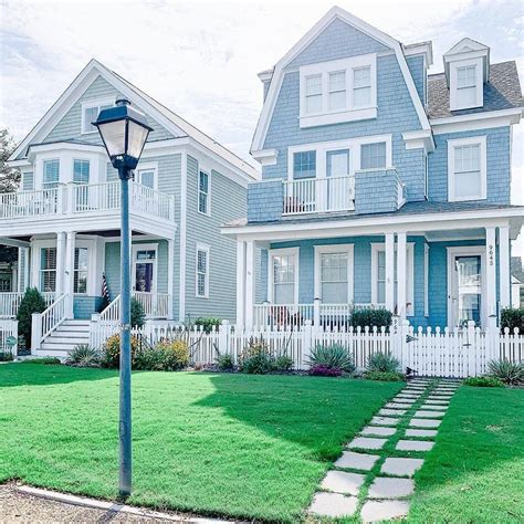 The Cottage Journal On Instagram “charming Blue Beachside Homes Make