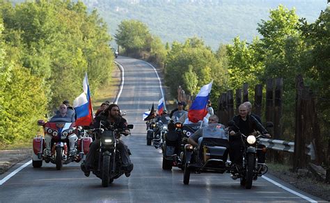 Biking With Style With Putin The Night Wolves Russian Life