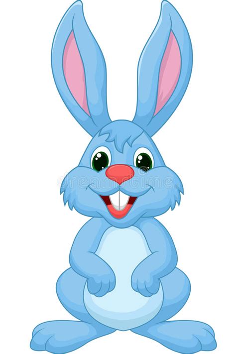 Cute Rabbit Cartoon Stock Vector Illustration Of