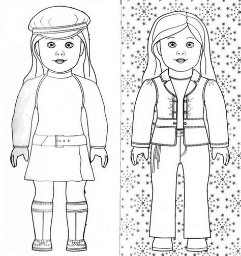 american girl coloring pages tfq