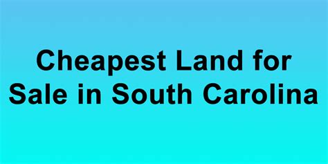 Todayhodges, sc land for sale offered. Cheapest Land for Sale in South Carolina