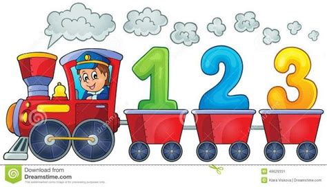 Tren Con Números Numbers For Kids Trains Preschool Preschool Designs