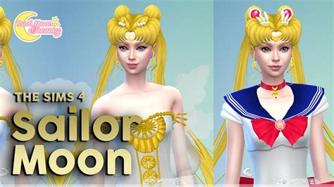 The Sims 4 Sailor Moon Mod Create A Sim Youtube