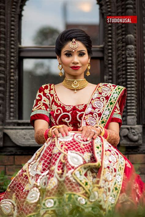Bride Beauty Bride Photography Kathmandu Sari Culture Indian Creative Quick Fashion