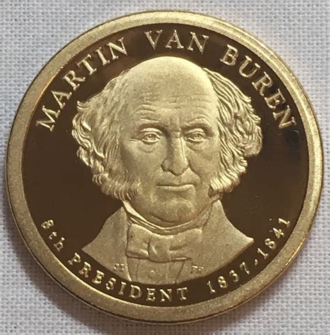 2008 S Proof Martin Van Buren Presidential Dollar Property Room