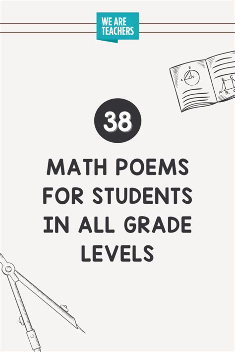 38 Math Poems For Students In All Grade Levels We Are Teachers