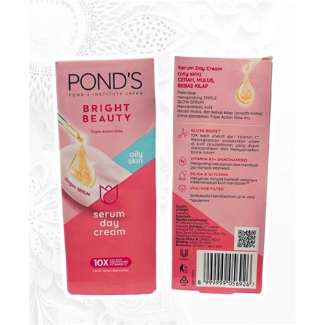 Jual Ponds Bright Beauty Oily Skin Day Cream 40g Shopee Indonesia
