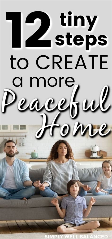 How To Create A Peaceful Home Simply Well Balanced Positive