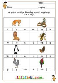 Grade 1, 1st grade, year 1 (printable worksheets). Best Tamil Worksheets for class 1 … | 1st grade worksheets ...