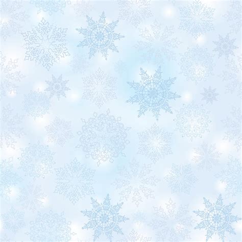 Snow Seamless Pattern Christmas Winter Holiday Background 524427 Vector