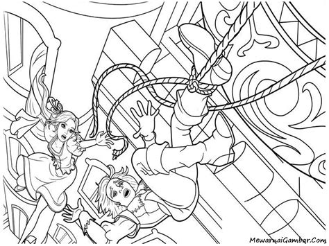 Melalui mewarnai, kreativitas dan imajinasi anak akan semakin berkembang. Mewarnai Barbie And The Three Musketeers | Mewarnai Gambar
