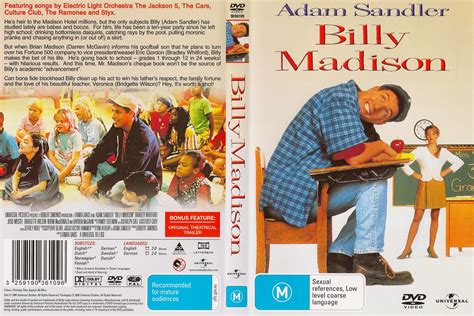 Quote the best lines via tshirt. COVERS.BOX.SK ::: Billy Madison 1995 - high quality DVD ...