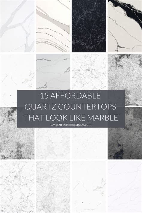 15 Affordable Quartz That Look Like Marble Grace In My Space