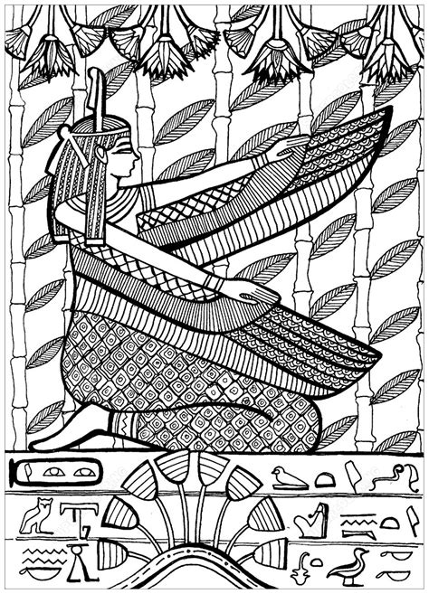 High Priest Of Ptah Egypt Adult Coloring Pages