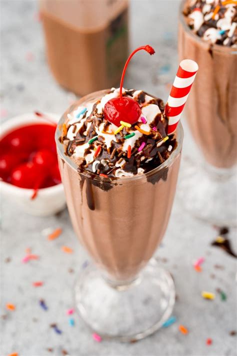Chocolate Milkshake Thick And Rich Sugar And Soul