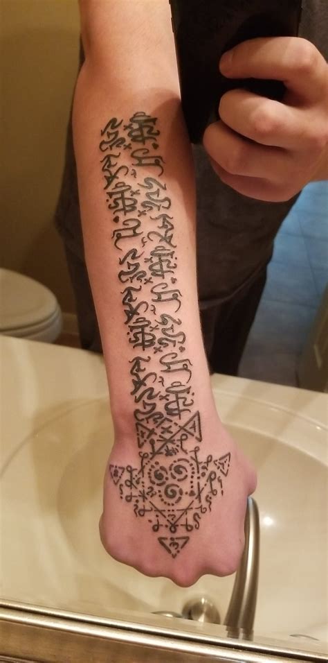 Part 1 Of Aangs Tattoo On Forearm Rthelastairbender