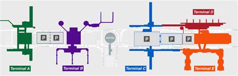 Houston Airport Map And Terminal Map
