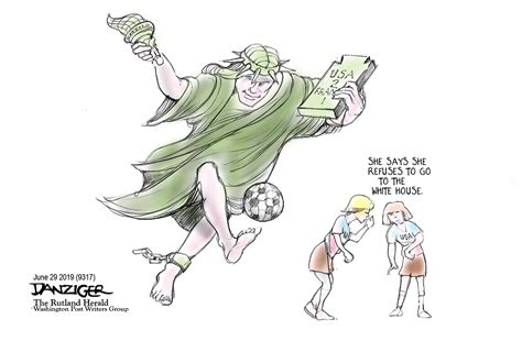 Us Womens Soccer Wins Danziger Cartoons