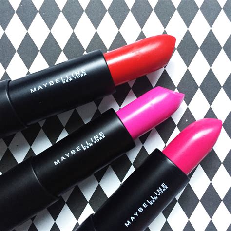 Review Maybelline Vivid Matte By Color Sensational Lip Collection I