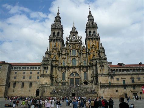 The Cathedral In Santiago De Compostela The Way Camino Spain