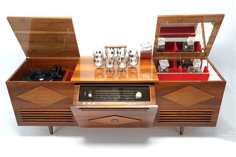 The Famous Koronette Stereo Console With Built In Bar