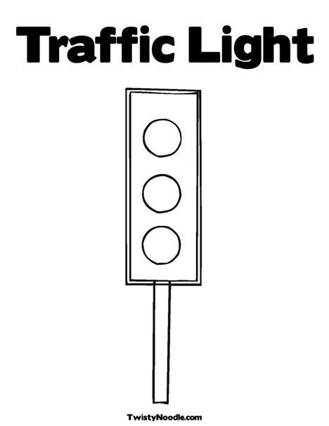 7 Traffic Light Template Images Traffic Light Coloring Page Traffic