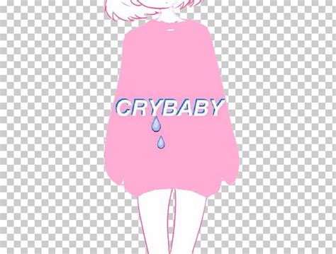 Cry Baby Pink Aesthetics Design Pastel Png Clipart Free Png Download