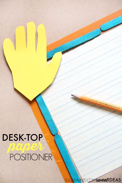 Paper Placement When Writing With A Desk Positioner The Ot Toolbox