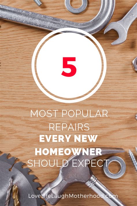 5 Most Popular Repairs Every New Homeowner Should Expect