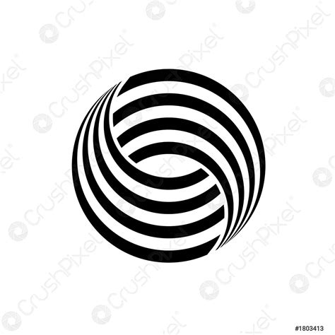 Abstract Circle Logo Design Colorful Round Logo Stock Vector 1803413