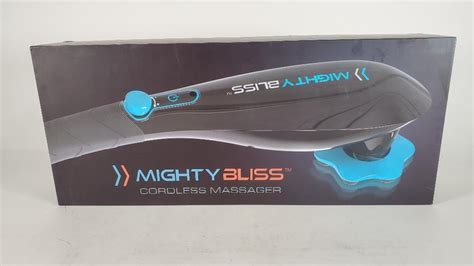 Mighty Bliss Deep Tissue Massager Full Body Vibrating Therapy Used