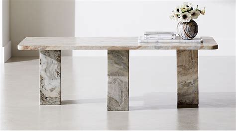 Statement Marble Coffee Table Reviews Cb2 Canada