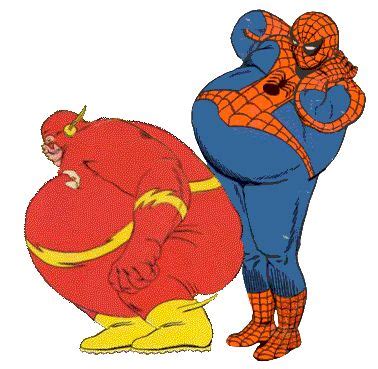 Smith and published in 2008. Fat Flash and fat Spider-Man dancing | Spiderman, Mary Jane Watson, Spider Woman & Venom ...
