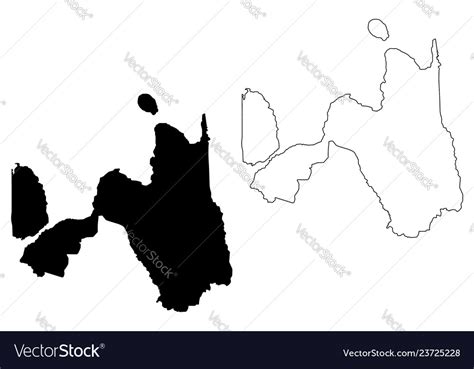 Northern Mindanao Region Map Royalty Free Vector Image
