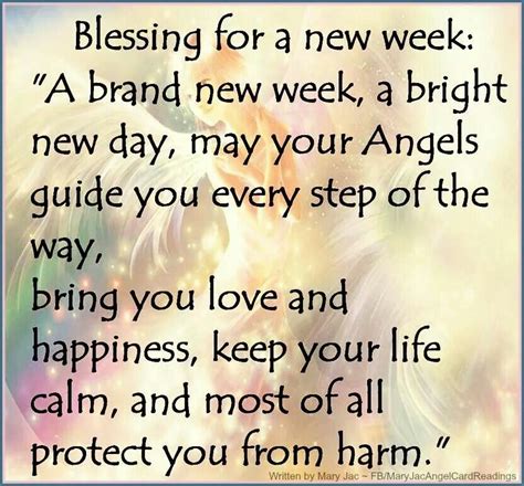 New Week Blessing Good Morning Quotes Happy Monday Quotes Morning