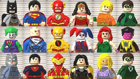 Lego Dc Super Villains All Characters Unlocked Showcased Youtube
