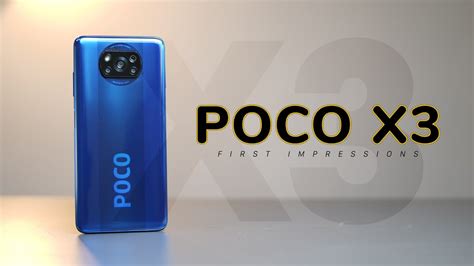 The stuff you already knew. POCO X3 India Variant First Impressions! - YouTube
