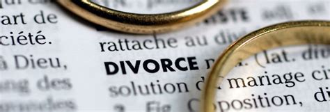 Principales raisons de divorce à lamiable