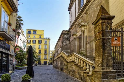 The Old Town Of Naples Italy Editorial Image Image Of Architecture