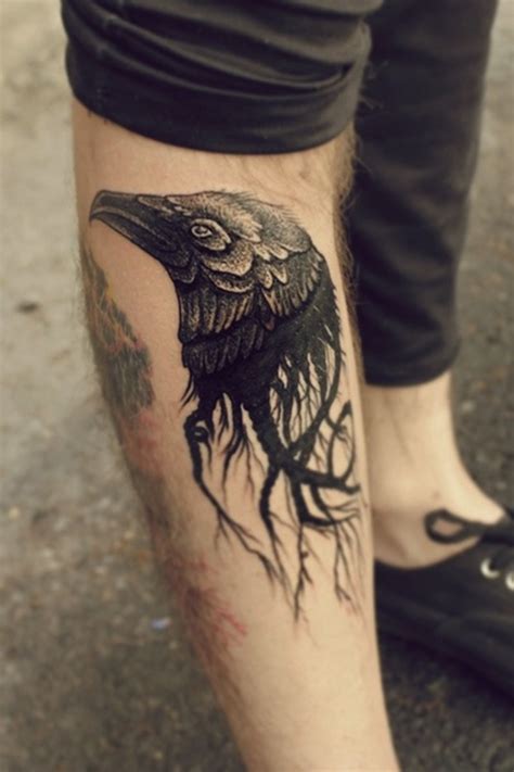 Birds Of A Feather 20 Mysterious Raven Tattoos Ideas
